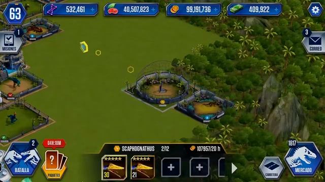 JURASSIC WORLD THE GAME - Scaphognathus nivel 40 | Scapognathus level 40 смотреть онлайн