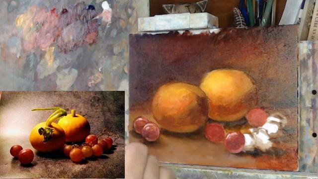 Тыковки. Как нарисовать тыкву. / Pumpkins. how to draw смотреть онлайн