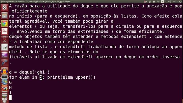 Aulas Python - 120 - defaultdict e deque смотреть онлайн