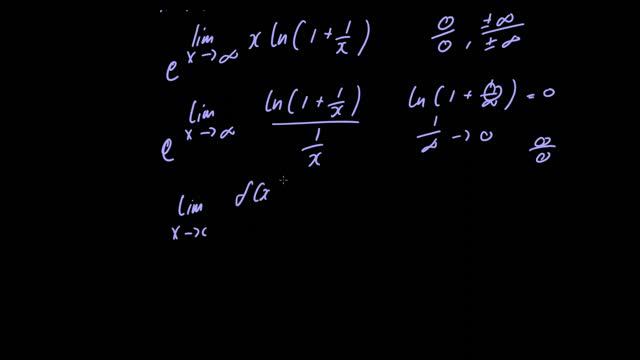 Limit of (1+1/x)^x as x approaches infinity смотреть онлайн