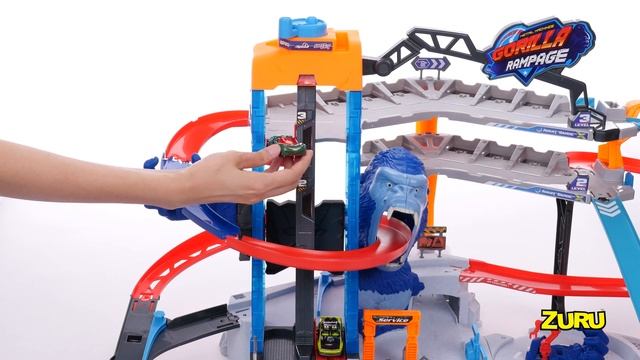 How to assemble and play Metal Machines Gorilla Rampage Garage Playset смотреть онлайн