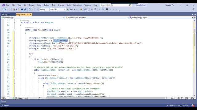 115 How to export data from sql server to excel file using C# смотреть онлайн