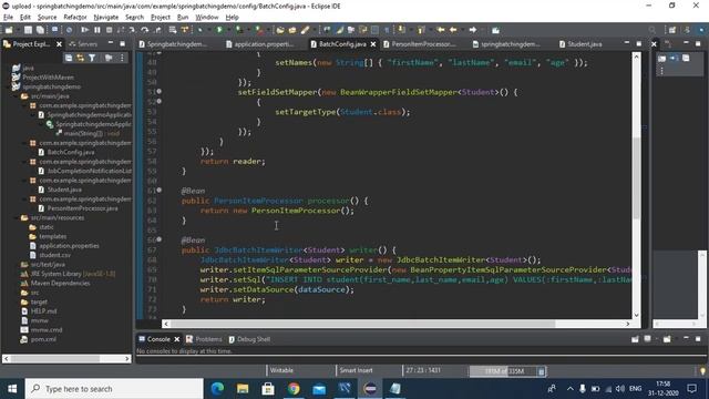 Spring Batch in Spring Boot смотреть онлайн