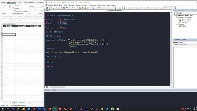 Banco de Dados para Excel e VBA [EP01] - ADO e SQL para troca de dados entre Planilhas e Workbooks смотреть онлайн