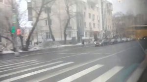 Поездки #121 Автобус т54, Метро Филёвский парк - Белорусский вокзал // 18 февраля 2022