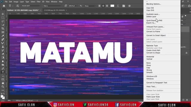 [ Text Effect ] Glow Shadow Typography in Photoshop CC смотреть онлайн