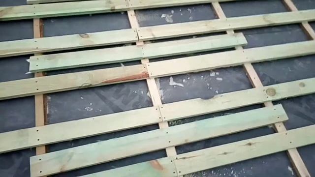 Как сделать правильно обрешётку односкатной крыши смотреть онлайн