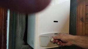 Газовая колонка BAXI - как зажечь пьезорозжиг