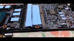 Замена термопасты и термопрокладок на видеокарте Gigabyte GeForce GTX 1080 G1