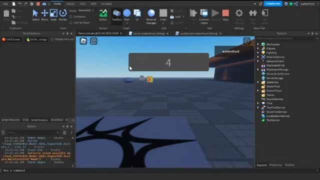 How to make a Countdown Clock/Timer (Roblox studio 2022) WORKING! смотреть онлайн