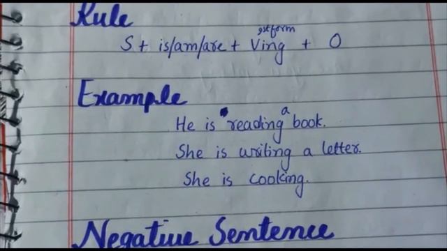 /Present continuous tense/When we use it?/structure of rules/ смотреть онлайн