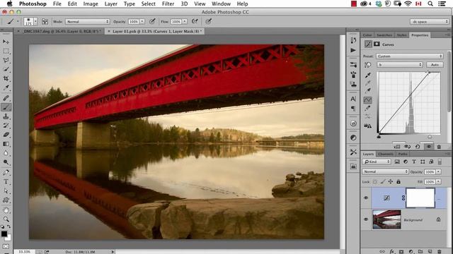 Photoshop: Use Lab Mode in an RGB document смотреть онлайн