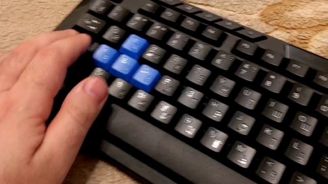 Бюджетная проводная клавиатура Defender HM-430 RU - проверка NUM LOCK, SCROLL LOCL, CAPS LOCK смотреть онлайн