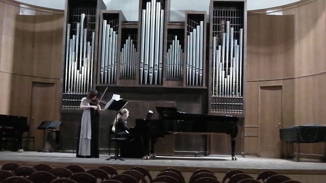 Шостакович Соната для скрипки и фортепиано. 1 часть. смотреть онлайн