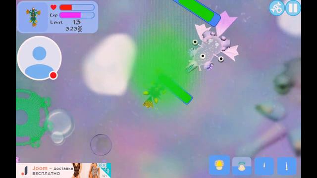 Вот как называется эта игра "Evolution of Species". Рыба-пёс очень сильна смотреть онлайн