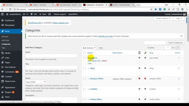 create a category for wordpress website - parent category and child category смотреть онлайн