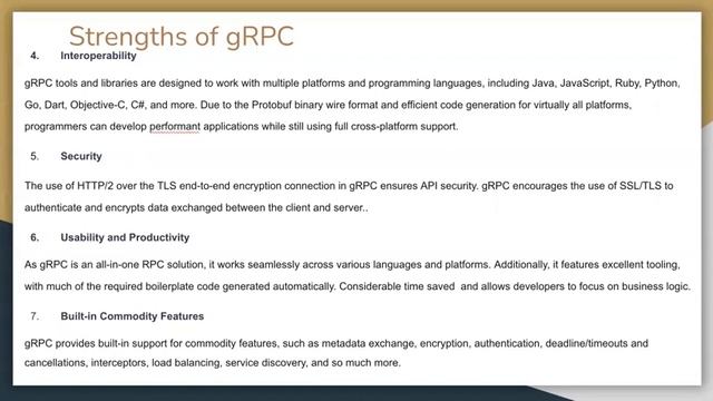 Strengths of gRPC Part4 смотреть онлайн