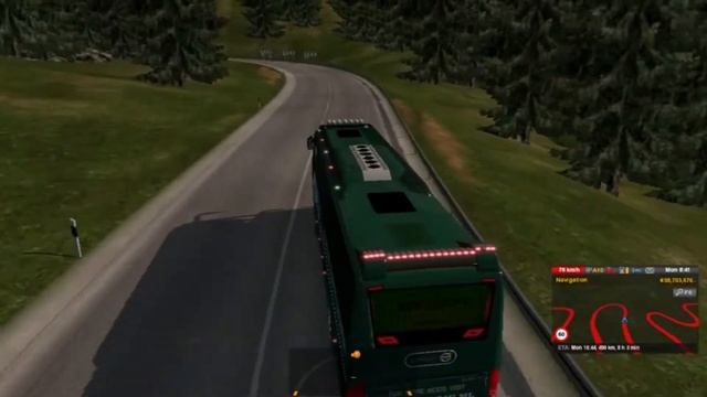 ETS2 Bus Mod Himsuta ft. Sports Wheel смотреть онлайн