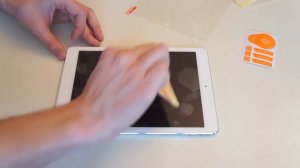 iPad Air плёнка на мокрую
