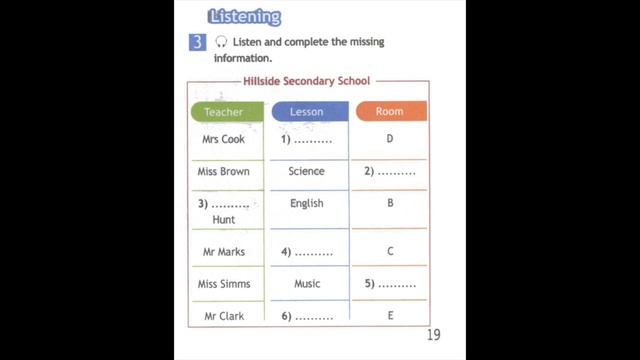 Spotlight 5 Workbook Audio Ex. 3, p. 19 смотреть онлайн