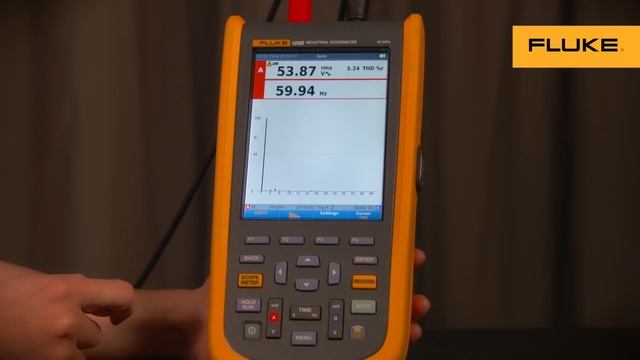 Fluke ScopeMeter® 120B Series Power and Harmonics Mode смотреть онлайн