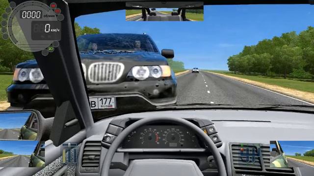 Еду на дачу со своей девушкой -RP  City Car Driving + Руль