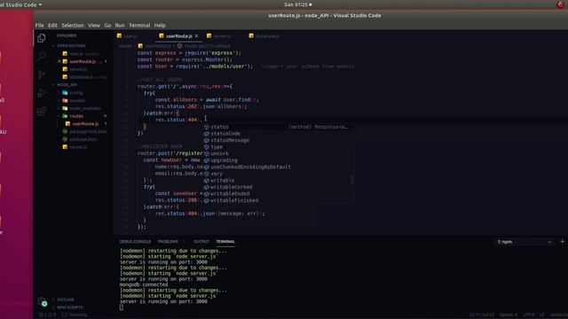 RESTful APIs with Node.js, Express and MongoDB By: MeshTech смотреть онлайн