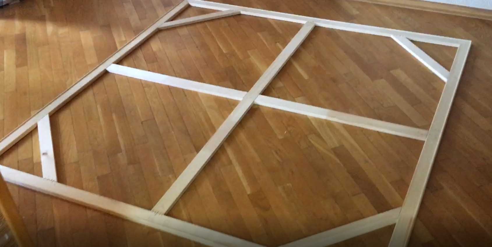 Правильно делаем большой подрамник для живописи.