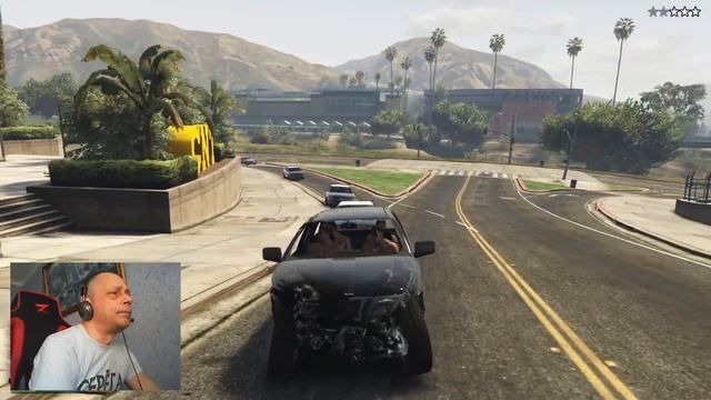 РЕАЛЬНАЯ ЖИЗНЬ В GTA 5 \ Настоящие разборки из 90 х годов с перестрелкой и погоней смотреть онлайн