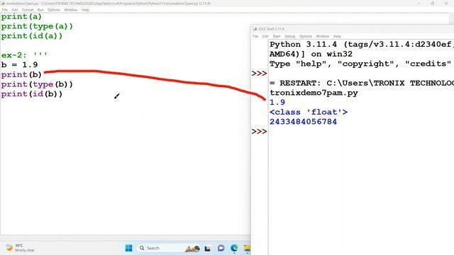 Type and ID Functions in Python | Python Telugu Classes | Python Full Stack Course | Python Trainin смотреть онлайн