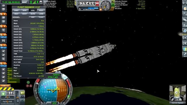KSP 1.6. Making History expansion. #91. Летим на Eve ставить флаг. смотреть онлайн