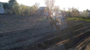 КУПИЛ ДИСКОВЫЙ ОКУЧНИК И СЦЕПКУ, НАРЕЗАЮ БОРОЗДЫ