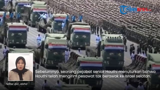 RESMI IKUT Perangi Zionis, Houthi Yaman Serang Israel Pakai Rudal Balistik Dan Pesawat Tanpa Awak
