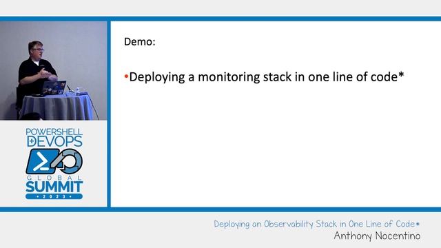 PowerShell Summit 2023: Deploying an Observability Stack in One Line of Code* by Anthony Nocentino смотреть онлайн