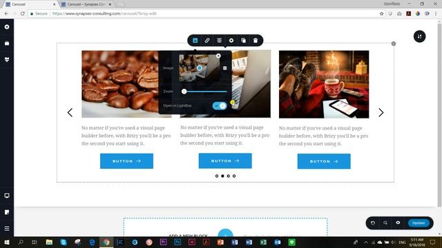 Brizy PRO Elements | Carousel смотреть онлайн