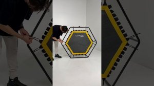 видео установка и натяжения полотна на каркас джампинг батута