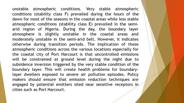 Variations of Atmospheric Boundary Layer Stability Conditions Over Climate Belts in Nigeria IJCR 20 смотреть онлайн