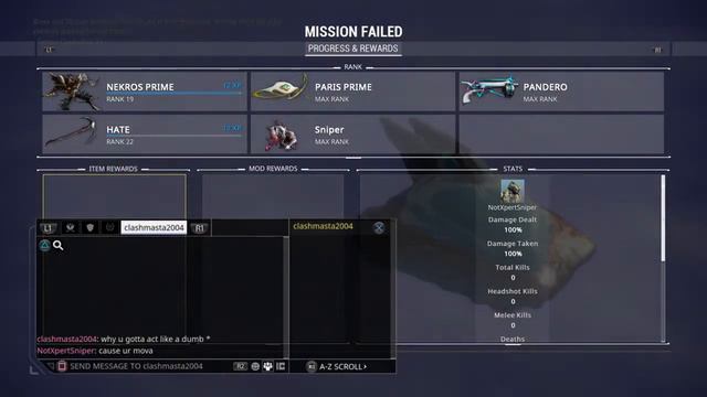 (Warframe) trolling!!! made somebody (Rage Quit) Part 1 смотреть онлайн