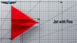 Как сделать бумажный самолет с плавниками — идеальный бумажный самолетик