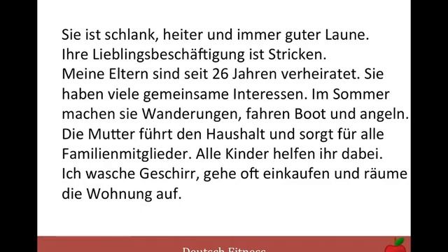 Переводим с немецкого #1. VON MIR UND MEINER FAMILIE
