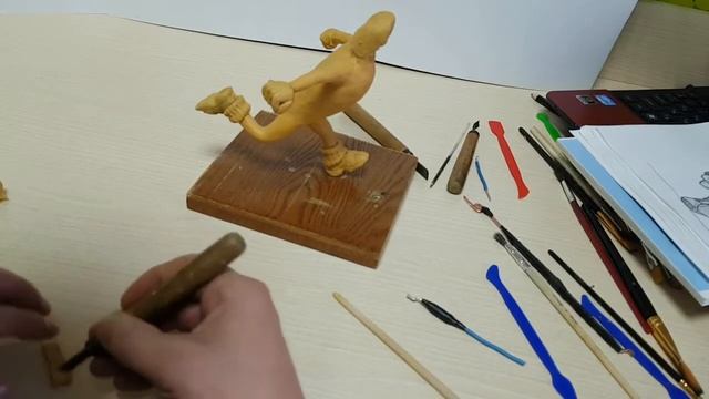 Скульптура  Соник  кино / Sculpting Sonic