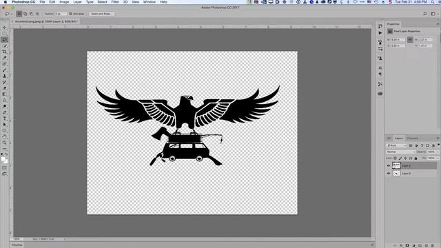 Quick Demo of Clipping Mash Photoshop 2017 02 21 16 57 59 смотреть онлайн