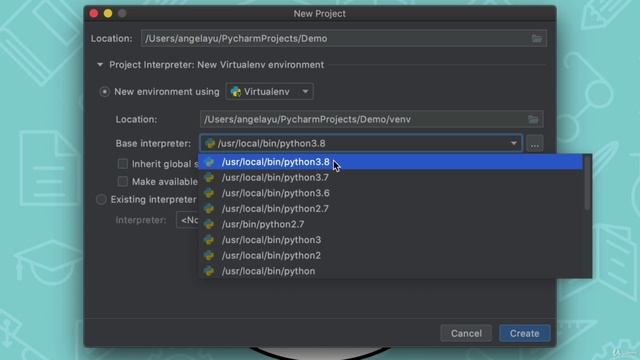 Day 15 - Local Development Environment Setup & the Coffee Machine - 5 Installing PyCharm on Mac смотреть онлайн