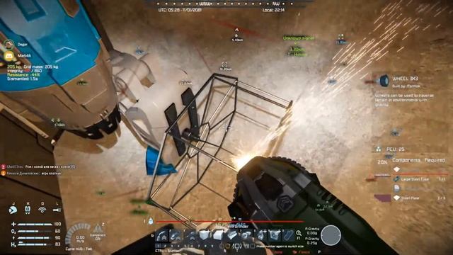 SENS08: Подбитыш ставим на колёса, строим флот- начало #SpaceEngineers coop сценарий Never Surrende смотреть онлайн