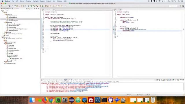 ArrayLists in Java смотреть онлайн