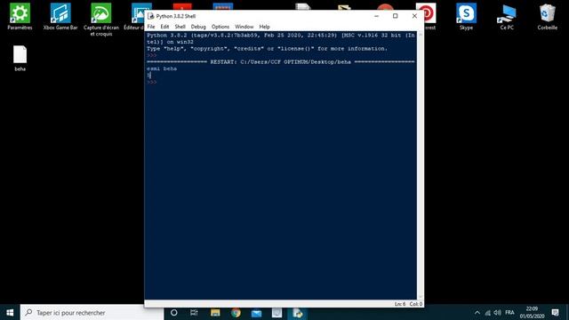 Python lesson 1 : print hello world смотреть онлайн