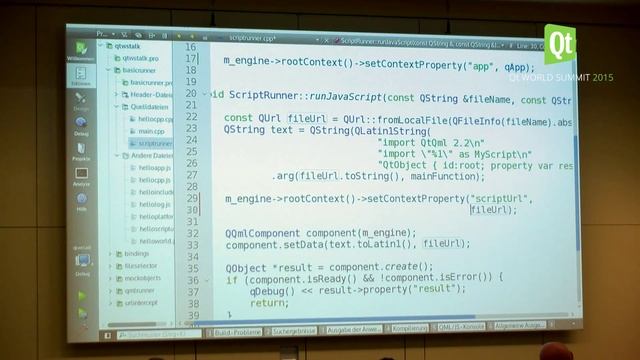 QtWS15- When all goes according to script Qt application development, Kevin Krammer, KDAB смотреть онлайн
