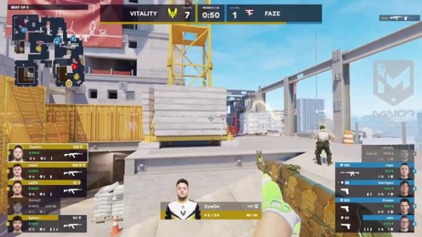 CS 2 MAJOR 2024 - FaZe vs. Vitality ROUND 1