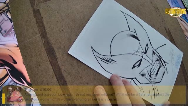 Inking a Wolverine head sketch! смотреть онлайн