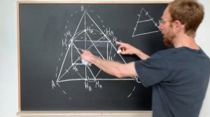 Окружность Эйлера (окружность 9 точек) и прямая Эйлера